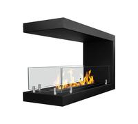 Chimenea de bioetanol empotrada Biochimenea de tres caras 3 lados 90x50 MARATEA 90