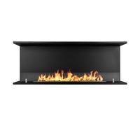 Chimenea de bioetanol empotrada Biochimenea trifacial con 3 lados abiertos 120x50 TREVI 120