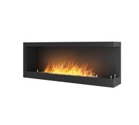 Chimenea de bioetanol empotrada Corner 1200 Right SimpleFire con cristal - SOLOLED