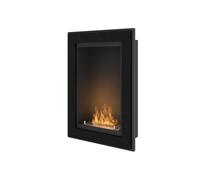 Chimenea de bioetanol empotrada Frame 550 SimpleFire con cristal negro - SOLOLED