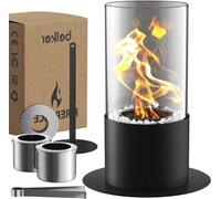 Chimenea de bioetanol Klein: Portátil, apta para interiores y exteriores, y con un diseño decorativo