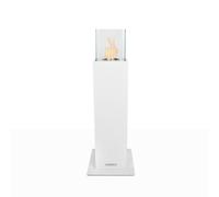 Chimenea de Bioetanol para Jardín biochimenea de exterior Capri 70 Blanco