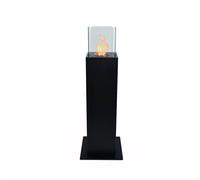 Chimenea de Bioetanol para Jardín biochimenea de exterior Capri 70 Negro