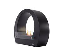 Chimenea de etanol de acero con llama regulable Purline SATURN Black