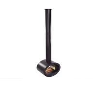 Chimenea de etanol de techo con visión de llama por ambos lados. fabricada en acero negro. alcanza 2kw de potencia y tiene un bloque de combustión de 1.5l