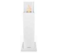 Chimenea de Bioetanol para Jardín biochimenea de exterior Capri 70 Blanco