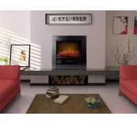 Chimenea eléctrica edco chicago led 1800 w negro