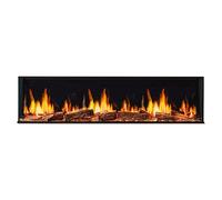 Chimenea eléctrica Ennolux LCD 59 (Negro, 1.400 W, L x An x Al: 21,9 x 152,5 x 53 cm)