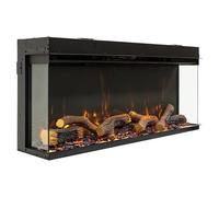 Chimenea eléctrica GO ECO MW 100 (Negro, 100 cm)