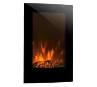Chimenea Eléctrica Klarstein Lausanne Vertical Negro