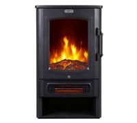 Chimenea Eléctrica Moderna Negra - Firenze - ECOSO de Hudson Reed