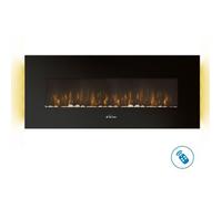 Chimenea Eléctrica Panorámica Con Luz Led Ambiental Che-500