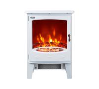 Chimenea Eléctrica Tradicional Blanca - Glow - ECOSO de Hudson Reed