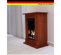 Chimenea Fireplace Etanol y Gel Madrid Premium Cerezo +21 piezas conjunto