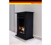 Chimenea Fireplace Etanol y Gel Madrid Premium Negro + 21 piezas conjunto