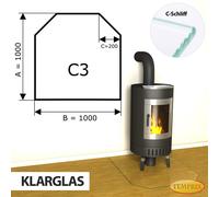 Chimenea Glasbodenplatte Spark Protector Plancha Cristal Horno Placa Del Suelo -