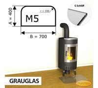Chimenea Glasbodenplatte Spark Protector Plancha de Cristal Horno Placa Inferior