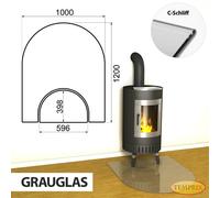 Chimenea Placa De Fondo Cristal Spark Protector Horno Inferior