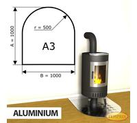 Chimenea Placa Inferior Chispas Aluminio Horno Metal Bandeja para Hornear - A3
