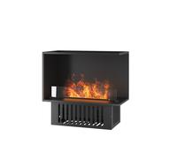 Chimenea vapor de agua empotrada Corner R800 - Llama 3D multicolor, control app, depósito 1,2 l, recarga automática - 80 cm - SOLOLED