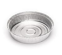 chiner Bandeja de Aluminio Redonda 935 ml 125 uds | Apta para uso alimentario, 38 mm de altura, 203 mm exterior, 190 mm interior
