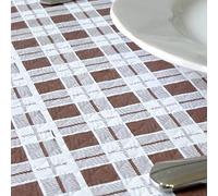 chiner - Rollo Mantel Papel 1 x 100 Metros Cuadros (Marron)
