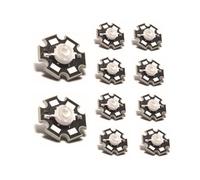 Chip emisor LED de alta potencia 1w 3w 5w con disipador de calor de 20mm para PCB de aluminio Star,2700k/6500k,diodo LED blanco,linterna DIY Mr16 Gu10 Spotlight Downlight(5W/Luz blanca 6500K)