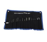 Chisel Punch Gauge 16Pcs Punzones mecánicos y juego de cinceles Pin Center Taper Cold Gauge