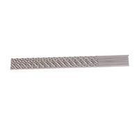 Chiyyak 10 Brocas Helicoidales Extralargas de 2,5 X 200 Mm con Vástago Recto, Diseño en Espiral para la Eliminación de Virutas, Fabricadas en Acero de Alta Velocidad con ángulo Ag