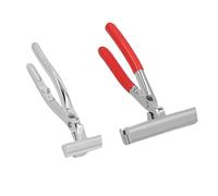 Chiyyak Alicates Profesionales de Aluminio para Estirar Lienzos, Herramienta de Estiramiento de Lienzos Artísticos con Resorte de Dientes Profundos para Montaje de Marcos de Estir