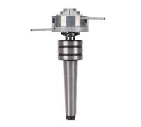 Chiyyak Juego de Mandril de Torno de Madera Ajustable de 3 Mordazas con Vástago de Eje MT-2 Material de Alta Resistencia para Triángulos Equiláteros