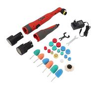 Chiyyak Kit de Máquina de Detalle de Automóviles Inalámbrico Mini Pulidora Compacta con Diseño Autoadhesivo, Ajuste de Velocidad de 6 Niveles, Adecuado para Profesionales de Detalles de Automóviles