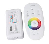 Chiyyak Mando a distancia LED RF - Regulador táctil versátil para luces LED RGB - 2,4 GHz inalámbrico, dispositivo DC 12 - 24 V - perfecto para la iluminación del hogar