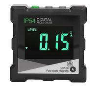 Chiyyak Medidor de ángulo Digital IP54 Nivel Electrónico Impermeable Pantalla LCD Retroiluminada para Construcción de Carpintería