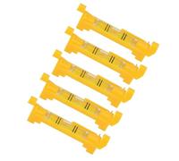Chiyyak Mini Nivel de Burbuja de Cuerda, Nivel de Burbuja para Colgar, de para Albañilería, Azulejos de Plomería, Precisión de Transparente, Paquete de 5