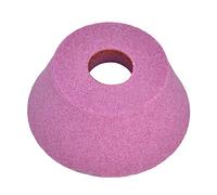 Chiyyak Muela Abrasiva de Corindón Cromado con Forma de Cuenco con Resistencia a Altas Temperaturas para Herramientas de Acero Endurecido, 3 X 1,3 X 0,8 Pulgadas para Rectificado de Precisión, Rosa
