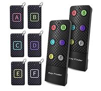 Chlovoe RF Localizador de Llaves con 2 transmisores y 6 receptores, rastreador de artículos inalámbrico, Compatible con Mando a Distancia para Encontrar Mascotas, Carteras