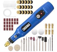 CHOKMAX Kit de herramientas giratorias, mini herramienta giratoria inalámbrica de iones de litio de 3.7 V, lijadora con 72 accesorios, molinillo eléctrico giratorio de velocidad de 16000 rpm para