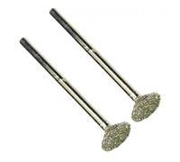 Chosertory 2 Piezas Punta Diamante de Amolado para Tallar Y Grabar en Jade Cabezal Montado Abrasivo Pulidor Varilla para Máquina Eléctrica Cabezal de Pulido Rota, 3