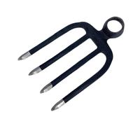 Chosertory Horca de Jardín Manual para El Cultivo, Herramienta de Apoyo para El Cultivo, Diseño Seguro, Multiusos, Adecuada para árboles de Jardín, 4 Dientes