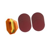 Chosertory Lijadora de Pared, Herramienta Semicircular Portátil Ergonómica, Accesorios de Pulido, Mango Cómodo para Bricolaje, Renovación Y Talleres, Malla 320
