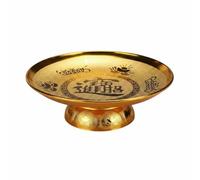 Chosertory Placa Religiosa para Ofrendas con Detalles Embellecedores y Construcción Ligera en Plástico Apta para Exhibición Ceremonial Arreglo de Frutas y, 8 Pulgadas 20 Cm
