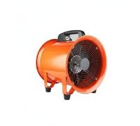 Chosertory Ventilador Industrial Extractor de Aire, Ventilador Portátil CTF2.5-2 De 10 Pulgadas, 0.25KW, 2800r/Min, 2100m³/H