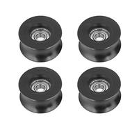 Chrees 4 unidades 0840UU tipo U Ugroove Guía de rodillos de polea 8 x 39,5 x 20,1 mm U Rillenlager V Groove Roller