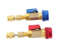 Chrees Extractor e Instalador de Herramientas de Extracción de Núcleo de Válvula de A/C con Acoplador Lateral Alto y bajo Ajustable para R134 R12 y Diferentes Núcleos de