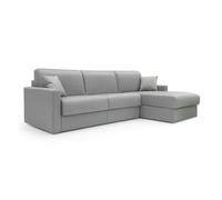 Chris sofá esquinero de 5 plazas en tejido impermeable 288 cm izquierdo (mat. 160x197) gris