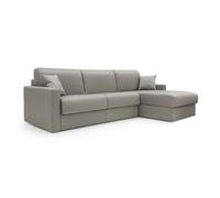 Chris sofá esquinero de 5 plazas en tejido impermeable 288 cm izquierdo (mat. 160x197) taupe