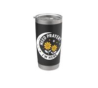 Christian Faith Inspirational Religious Need Prayer I'm Here Vaso térmico de acero inoxidable de doble pared