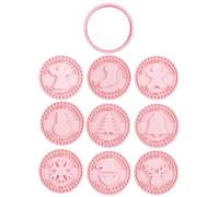 Christmas Cookie Stamp - 3D Reusable Non-Stick Christmas Baking Tool | Pastry Baking Stamp Mold for Kitchen Bakery Home Restaurant School Classroom Studio Canteen Diner