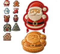 Christmas Embossed Mini Pie Molds for Baking,Holiday Hand Pie Maker Mould | Reusable Embossed Hand Baking,One Press Cutting,DIY Christmas Dessert Maker for Pies Cookies & Treats